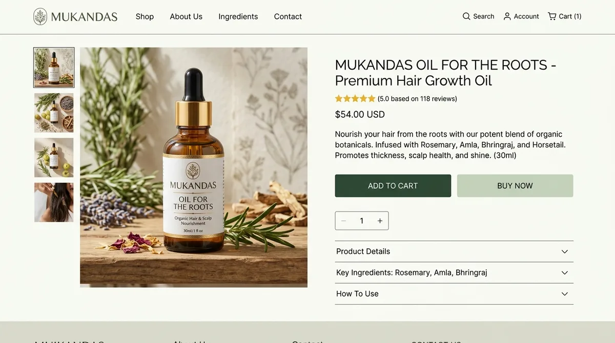 Mukandas — Oil For The Roots